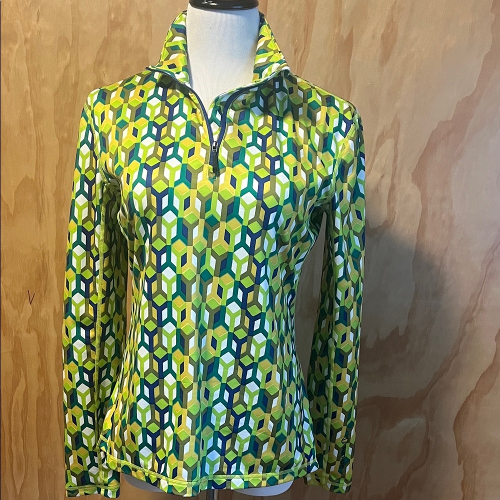 Sunice Vibrant Geometric 3/4 Zip